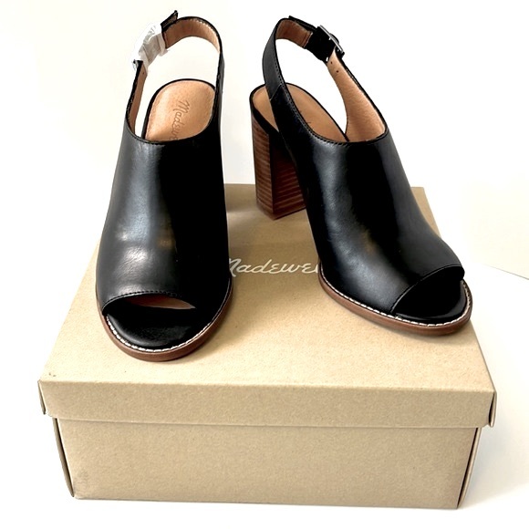 Madewell 'Cary' Slingback Leather Sandal, size 8 - Picture 7 of 8